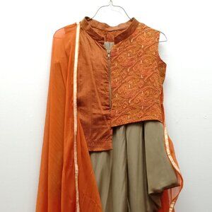 Dachine Runway Lengha set